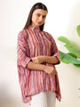 Carrot kaftan style printed solace one size shirt