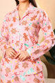 Pink Printed winter night suits